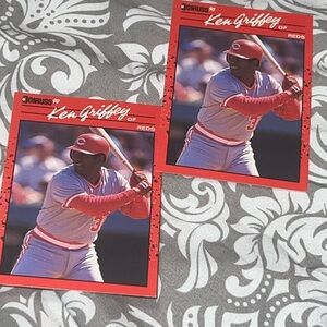 DONRUS 1990 Ken Griffey Jr Baseball card perfect condition SHIPS FAST AS ALWAYS!